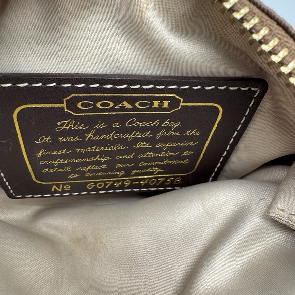 Coach Signature 40758 Swingpack Crossbody Shoulder Handbag Purse - Picture 6 of 13